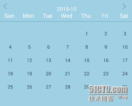 自定义日历控件-——Android_标签