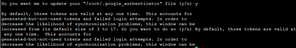 Google Authenticator安全配置ssh二次验证登录_二次验证_03