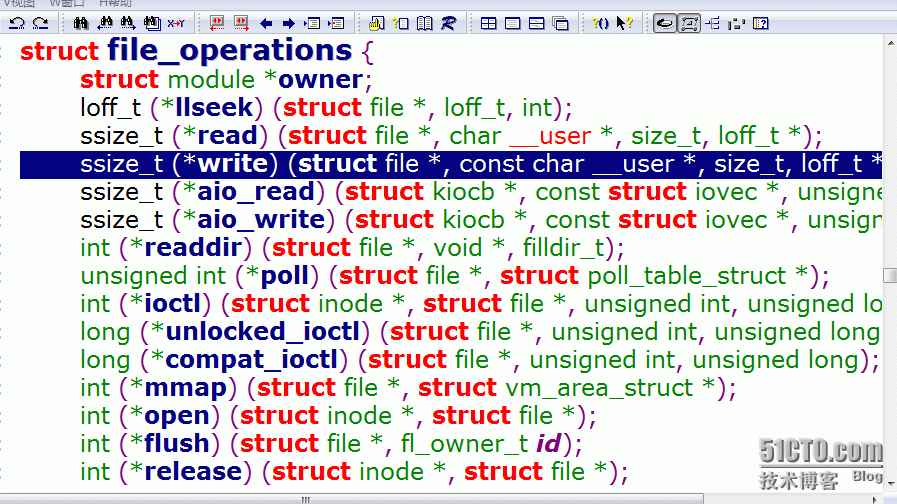 Linux设备驱动基本框架（字符设备）_接口