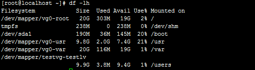 逻辑卷管理器（LVM2）的使用（CentOS6）和快照功能_Linux lvm2 快照_18