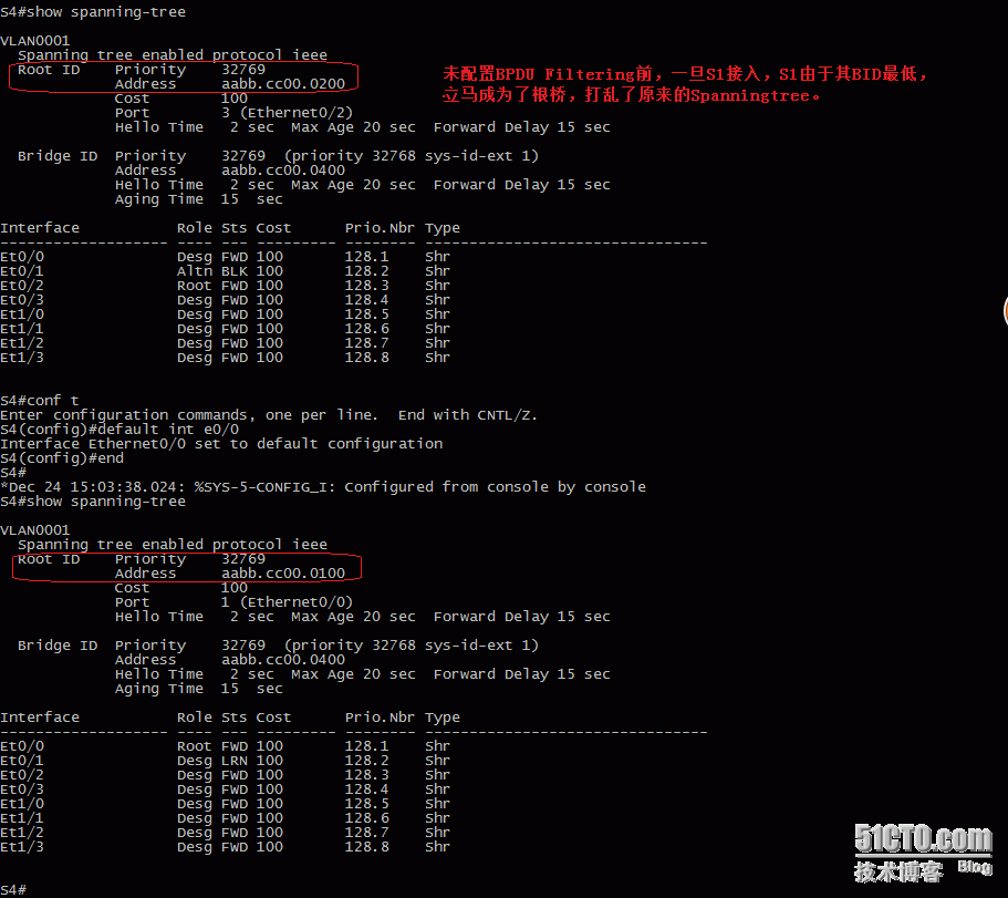 73、STP安全配置实验之BPDU Filtering_73、STP安全配置实验之BPDU Fi_02