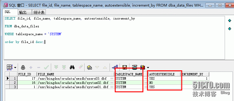 表空间问题----收缩空间方法：表空间中表的查法：扩展表空间_表空间_02