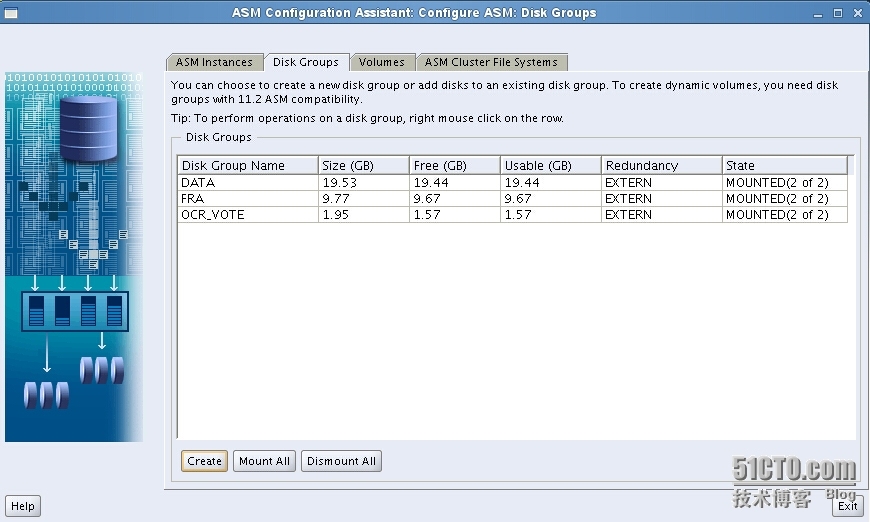 Installation Oracle11gR2 RAC One Node ----创建ASM磁盘组_ONE_07