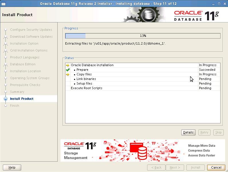 Installation Oracle11gR2 RAC---安装database_Suse_12