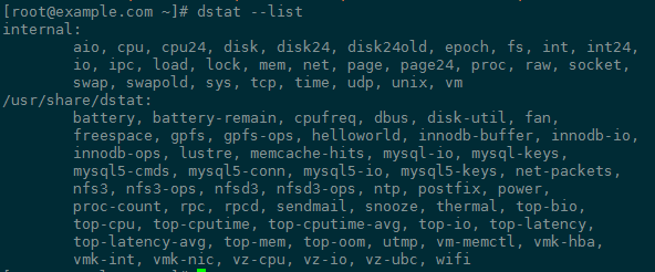 linux网络命令（九）之dstat_网络命令_06