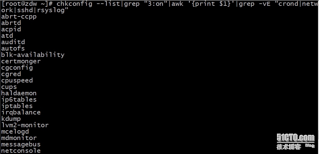 使用chkconfig批量关闭服务_chkconfig_06