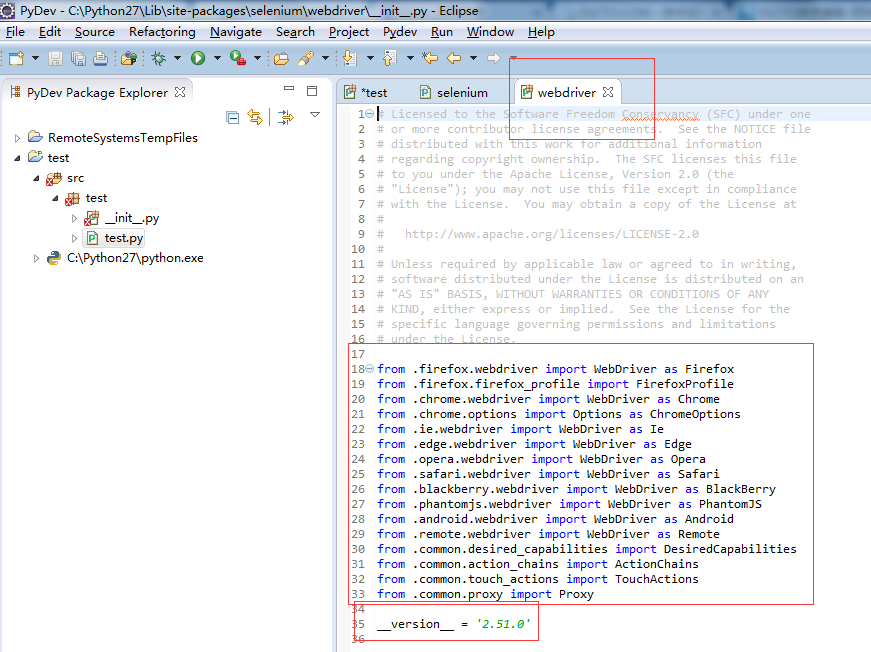 python selenium的在线安装及离线安装_selenium_02