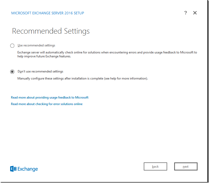 Exchange Server 2016 独立部署/共存部署 （三）—— 安装Exchange程序_2016_04