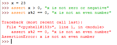 python 关键字 之 assert（断言）_python 关键字 assert