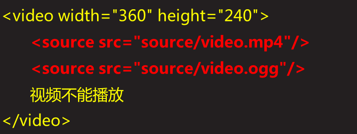 Html5之高级-4 HTML5视频处理(H5中播放视频、编程实现视频播放器)_播放器_04