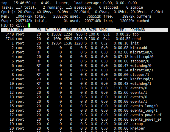 linux进程及作业管理的四大长老-htop/ dstat /top/ ps_linux_11