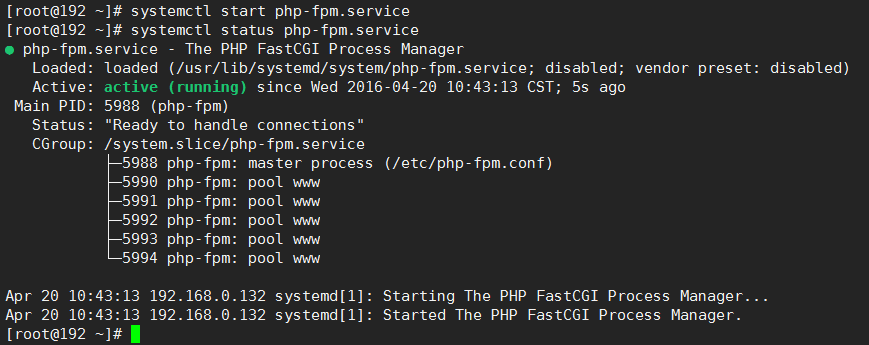 在CentOS 7 上搭建LAMP_LAPM_17