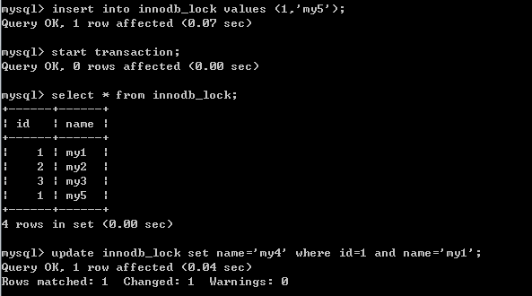 MySQL innoDB引擎锁机制(一) —— 行锁和表锁_innoDB_06