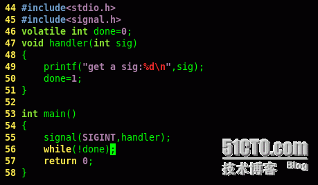 volatile关键字与竞态条件和sigchild信号_关键字