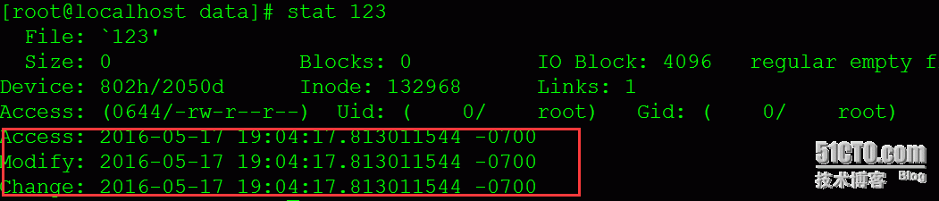 linux下touch命令修改文件时间戳_access