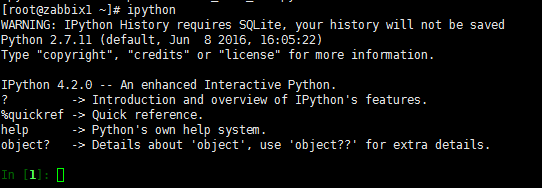 CentOS6.5 Python 2.7.11+IPython 4.2.0安装_python