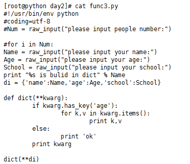 python语言中函数的传参与基本练习_关键字_08