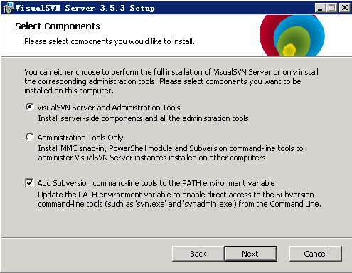 SVN之三：Visualsvn Server简易部署及目录权限_subversion_04