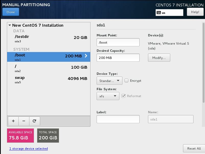 VMware12中安装CentOS7.2的详细过程_虚拟机centos7_20