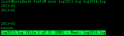 每天一个linux命令（13）：less 命令_缓冲区_03