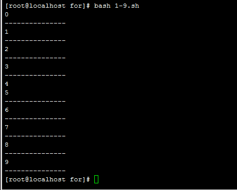 bash 的过程式和循环式编写_循环_12