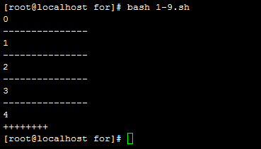 bash 的过程式和循环式编写_bash_14