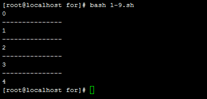 bash 的过程式和循环式编写_bash_16