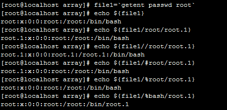 bash 数组和变量_数组 _13