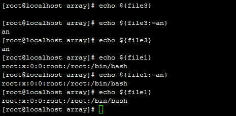 bash 数组和变量_数组 _18