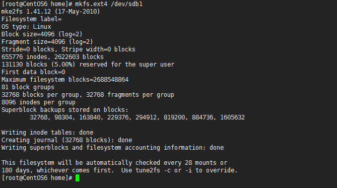 Linux系统下如何实现文件系统配额_文件系统_03