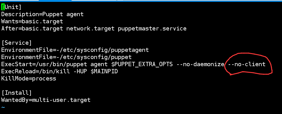 puppet客户端取消主动更新_puppet