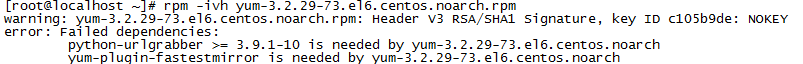 linux 安装rpm包时遇到error:Failed dependencies解法方法_Failed