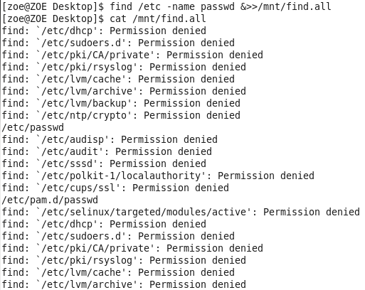 LINUX  1-4单元练习题_history_16