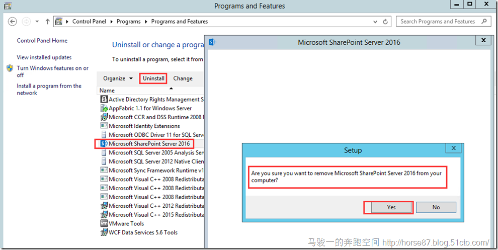 卸载SharePoint 2016_Point_07