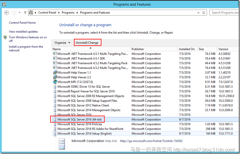 卸载SQL Server 2016_2016_07