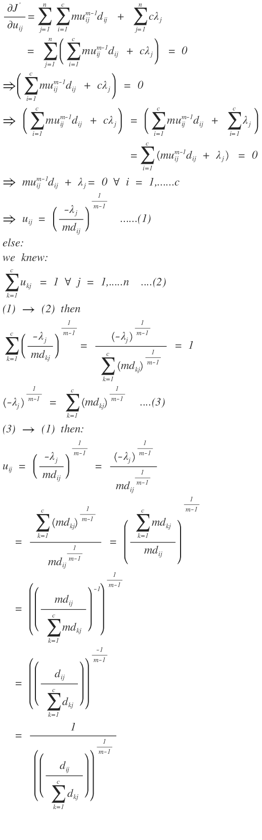 模糊c均值聚类和k-means聚类的数学原理_模糊_19