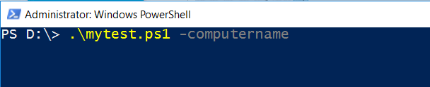 Windows PowerShell: Defining Parameters_powershell_02