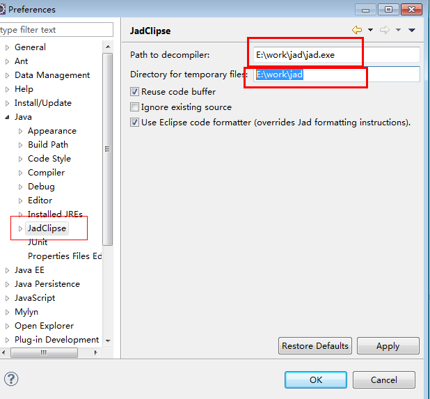 eclipse安装反编译工具JadClipse_eclipse安装反编译工具JadCli