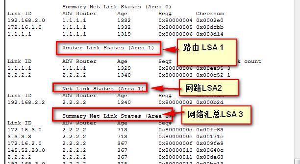 第三章  大网 OSPF多区域_LSA ABR  ASBR_16