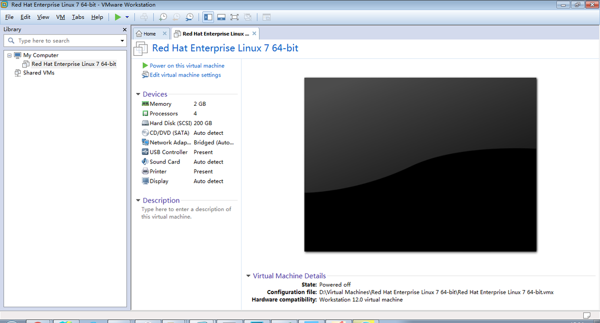 01 VMware Workstation 12 + Red Hat Enterprise Linux 7.2-x86-64-bit 安装_Linux_18