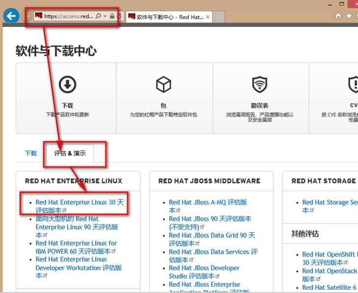 最新版：如何到Redhat官网下载RedHat镜像及申请试用安装序号_从RedHat官网下载RedHat En_06