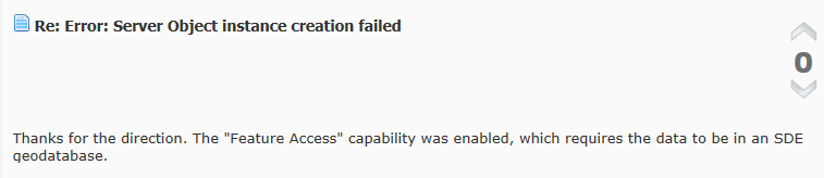 ArcGIS for Server:Error: Server Object instance creation failed _ArcGIS server_02