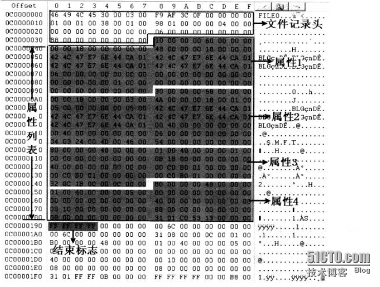 分析NTFS文件系统内部结构_NTFS分区_06