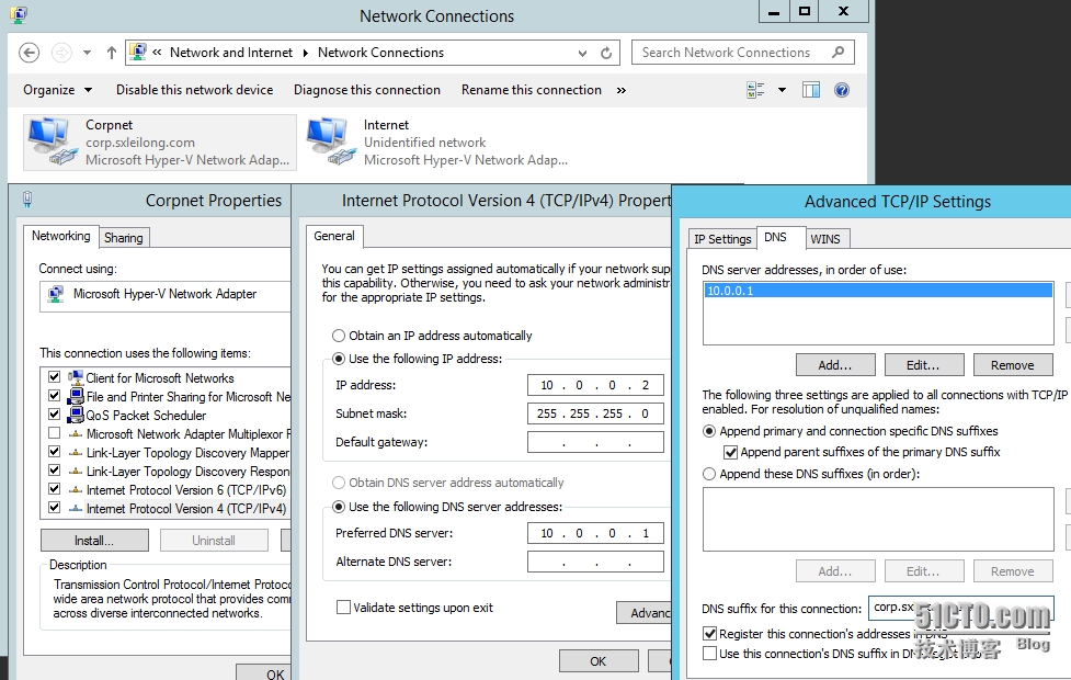 Windows Server 2012 R2 DirectAccess功能测试（4）—安装Client及DA服务器_DirectAccess DA IPv6_05