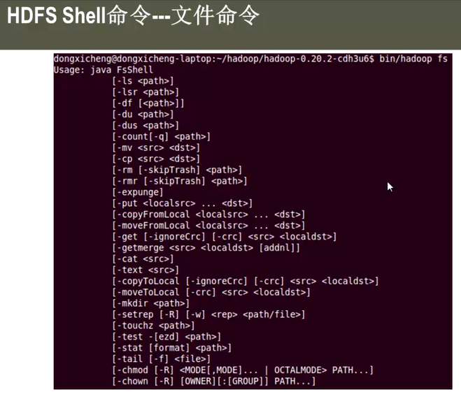 HDFS部署 hadfs shell命令_hadoop_03