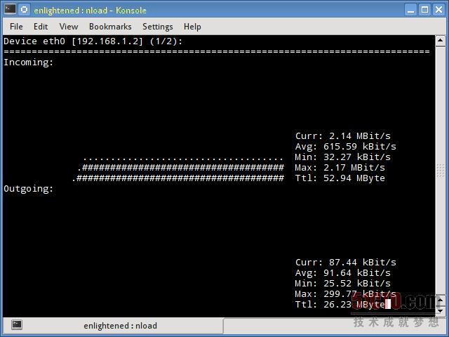 Linux服务器上监控网络宽带的18个命令_数据包_02