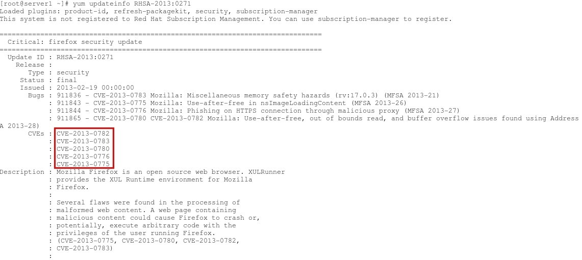 在RHEL下更新指定类的软件包_RHEL_07