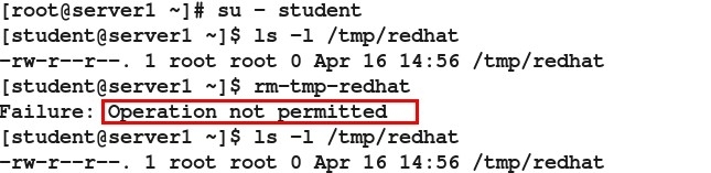 RH413-Linux系统下的SUID文件权限测试_RHCA、RH413、SUID_03