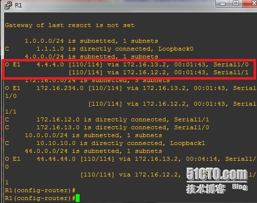 两点双向重分发引起的环路_路由表_13