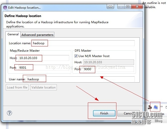 windows下eclipse远程连接linux上的hadoop集群_windows_04